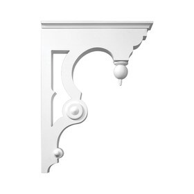 Fypon 5-1/2" Wide x 30" High Primed White Polyurethane Bracket