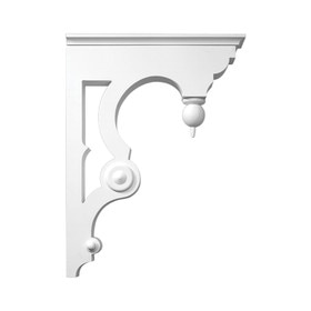 Fypon 5-1/2" Wide x 30" High Primed White Polyurethane Bracket