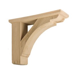 7-1/2" Wide x 30" High Primed Neutral Oatmeal Polyurethane Bracket