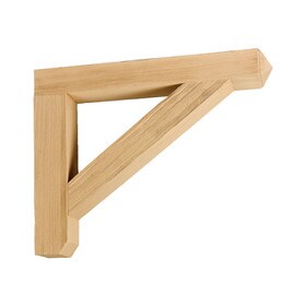 4" Wide x 18" High Primed Neutral Oatmeal Polyurethane Bracket