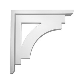 Fypon 4" Wide x 25" High Primed White Polyurethane Bracket