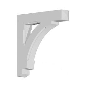 Fypon 5" Wide x 30" High Primed White Polyurethane Bracket