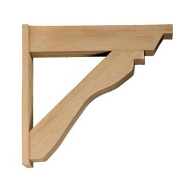5-1/4" Wide x 30-5/8" High Primed Neutral Oatmeal Polyurethane Bracket
