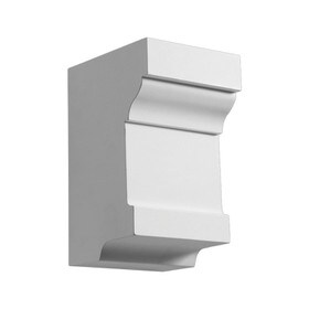 Fypon 4-13/16" Wide x 8-1/4" High Primed White Polyurethane Bracket