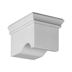 Fypon 5-3/4" Wide x 5" High Primed White Polyurethane Bracket