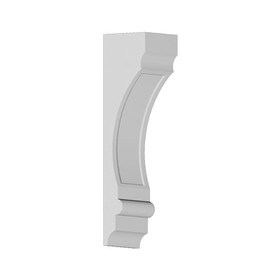 Fypon 6" Wide x 24" High Primed White Polyurethane Bracket