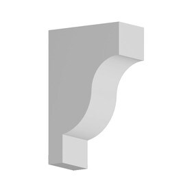 Fypon 3-1/2" Wide x 11" High Primed White Polyurethane Bracket