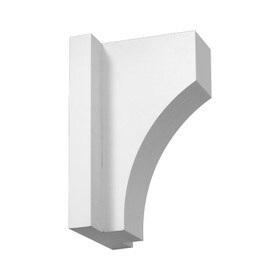 Fypon 7-1/4" Wide x 13" High Primed White Polyurethane Bracket