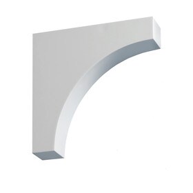 Fypon 2" Wide x 8" High Primed White Polyurethane Bracket