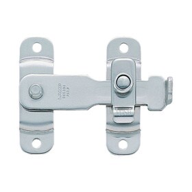 3-5/32" High x 4-1/8" Long Polished Stainless Steel Spring Loaded Bar Latch