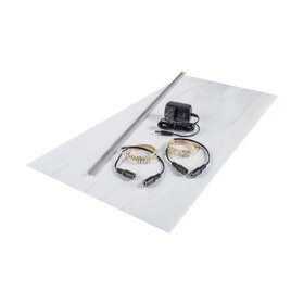 1' x 2' Brite Light LED Back Light Sheet Kit | Includes 2' of LED Ribbon | 2' of Aluminum Channel | One Power Supply and Dimmer