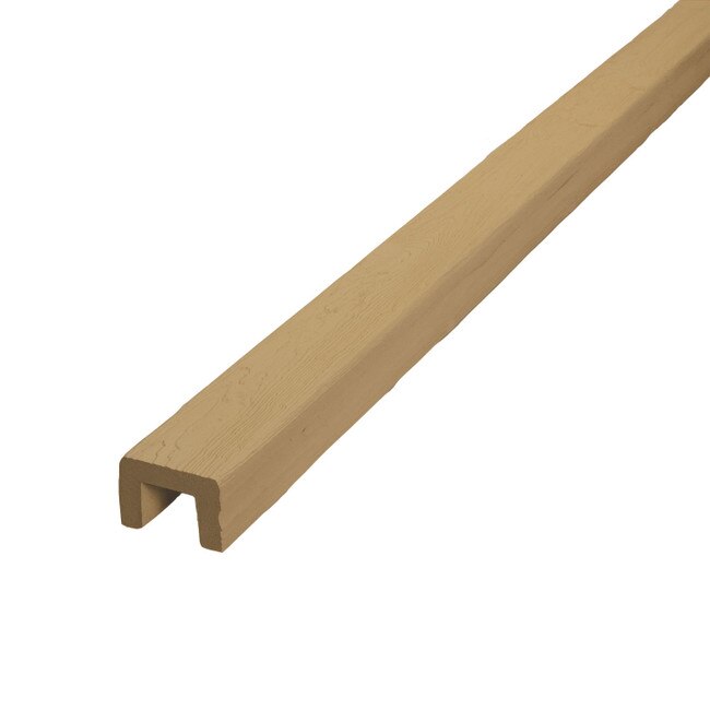 5-3/4" Wide x 7-1/4" High Polyurethane Milled Style Faux Wood Beam 14' Length