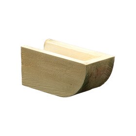 7-1/4" High x 3-1/4" Wide x 24" Projection Bullnose Style Rafter Tail