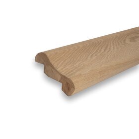 1-3/8in H x 4-3/8in W | Unfinished Chicago Bar Rail Wood Arm Rest | 12ft Length | BR-200 Series