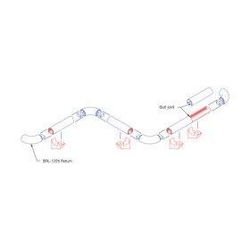 Return For BR-1200 Handrail