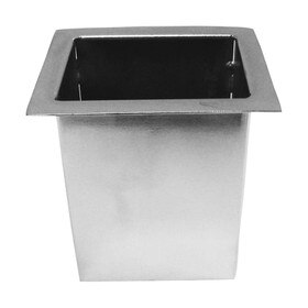 Brushed Stainless Steel Flat Iron Holder
