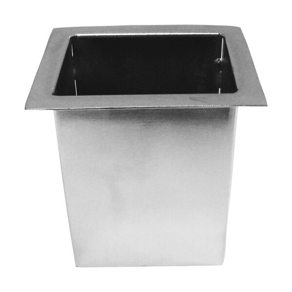 Brushed Stainless Steel Flat Iron Holder