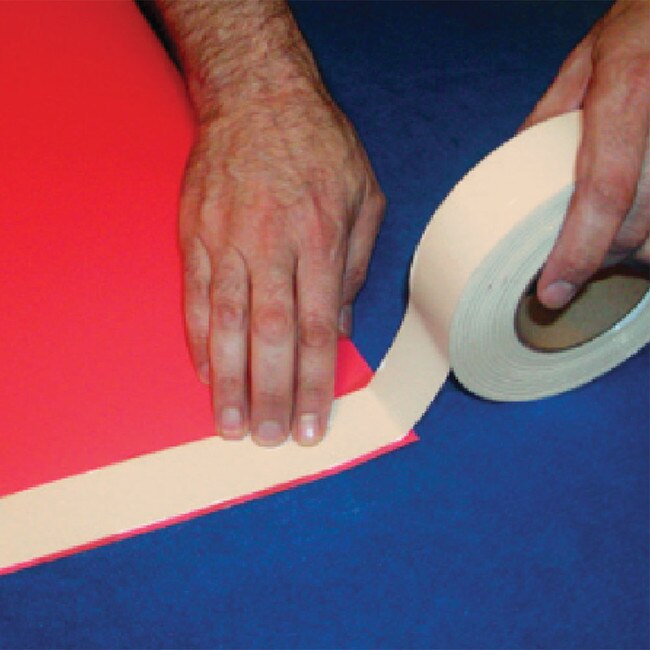 Banner Ups | 1in TigerTape | Double Sided Acrylic Based Adhesive for Banner Hemming | 108ft Roll