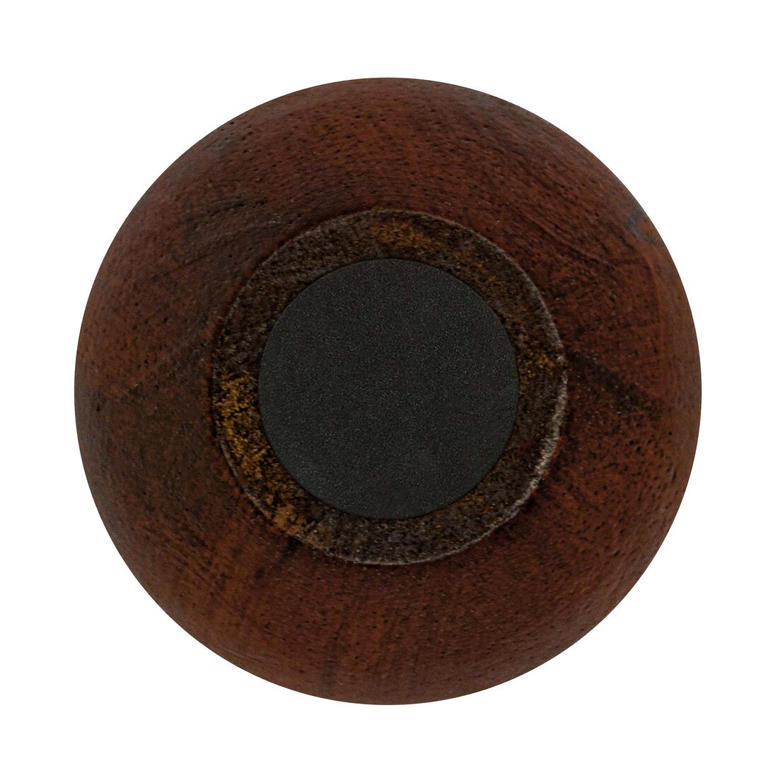 4in H x 3-1/8in Dia | Solid Hardwood | Bun Foot Leg