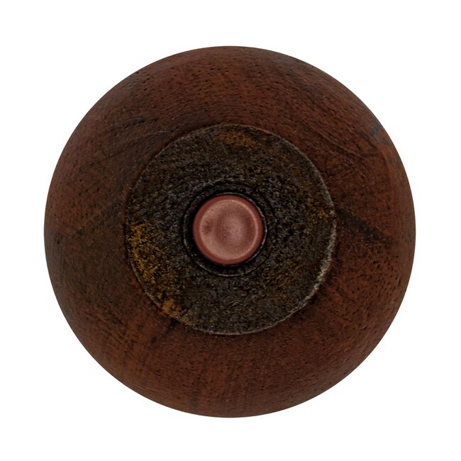 4in H x 3-1/8in Dia | Solid Hardwood | Bun Foot Leg