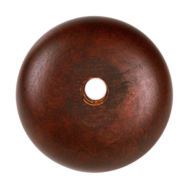 4in H x 4-7/8in Dia | Solid Hardwood | Bun Foot Leg | BUN26-UN