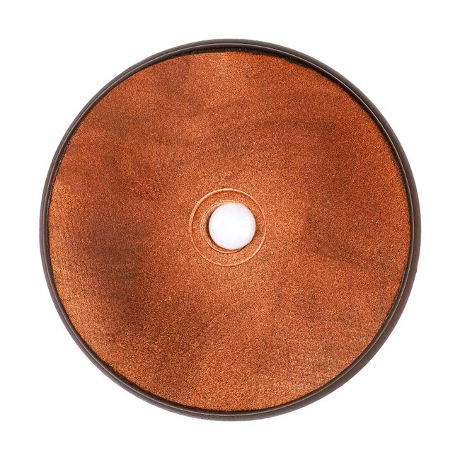2in H x 5-1/2in Dia | Solid Hardwood | Bun Foot Leg
