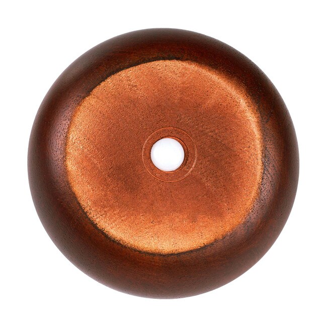 2-1/2in H x 5-1/2in Dia | Solid Hardwood | Bun Foot Leg