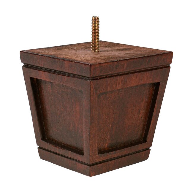 Square Bun Foot 4in H x 3in Sq BUN47UN