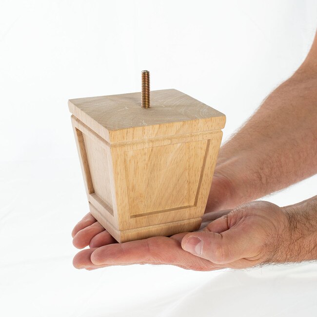 Square Bun Foot 4in H x 3in Sq BUN47UN