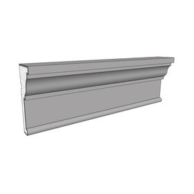 8-1/2" High x 3-1/4" Deep Acrocore EPS Casing Moulding 8' Length