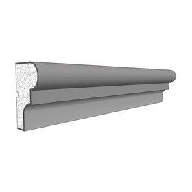 5" High x 3" Deep Acrocore EPS Casing Moulding 8' Length