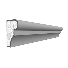 4" High x 2-3/4" Deep Acrocore EPS Casing Moulding 8' Length
