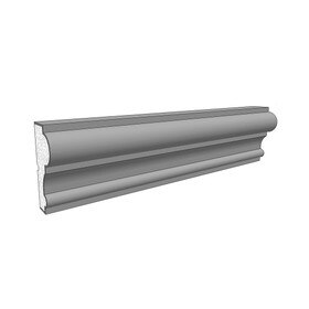 6-1/4" High x 3" Deep Acrocore EPS Casing Moulding 8' Length