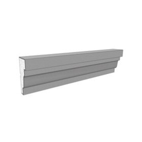 6" High x 2-3/4" Deep Acrocore EPS Casing Moulding 8' Length