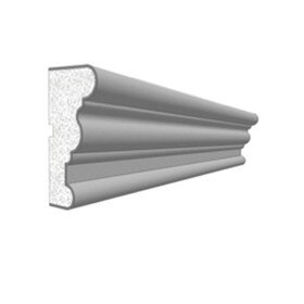6" High x 3" Deep Acrocore EPS Casing Moulding 8' Length | C-1042 Series