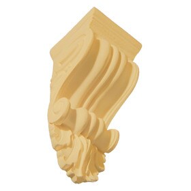 3-3/4" Wide x 8-3/4" High Unfinished Polymer Resin Artisan Collection Corbel