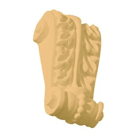 2-5/8" Wide x 5" High Unfinished Polymer Resin Artisan Collection Corbel