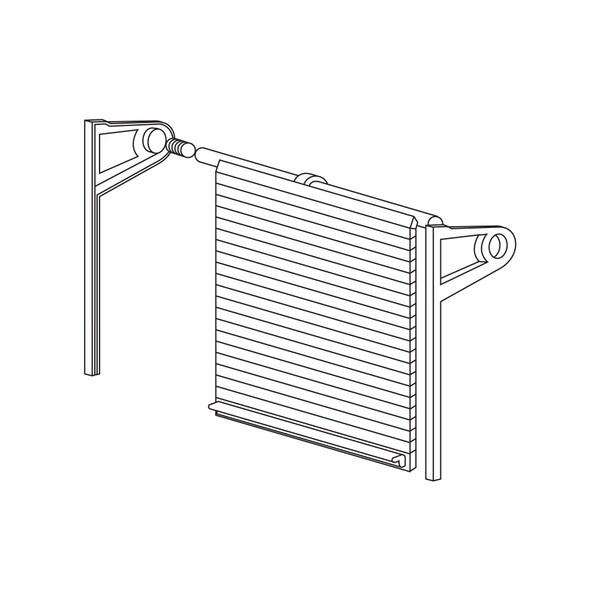 18" High x 15" Wide Solid Maple Tambour Door and Track Combo Kit