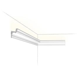 Orac Decor | High Density Polyurethane | Crown Moulding | Primed White | 2-1/8in H x 1-5/8in Proj x 2-3/4in Face