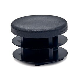 1-1/4in Dia | 14 - 23 Gauge | Textured Low Density Polyethylene | Plastic Universal Gauge Inside End Cap for Tubing