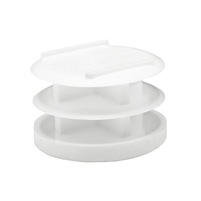 1-1/4in Dia | 14 - 23 Gauge | Textured Low Density Polyethylene | Plastic Universal Gauge Inside End Cap for Tubing