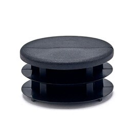 1-1/2in Dia | 14 - 23 Gauge | Textured Low Density Polyethylene | Plastic Universal Gauge Inside End Cap for Tubing