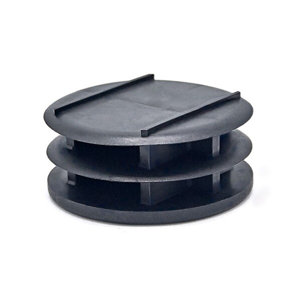 1-3/4in Dia | 14 - 23 Gauge | Textured Low Density Polyethylene | Plastic Universal Gauge Inside End Cap for Tubing