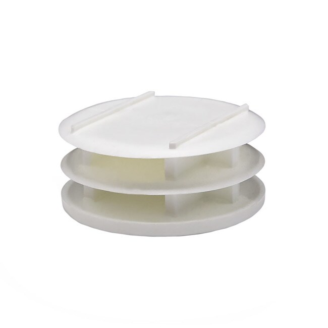 1-3/4in Dia | 14 - 23 Gauge | Textured Low Density Polyethylene | Plastic Universal Gauge Inside End Cap for Tubing
