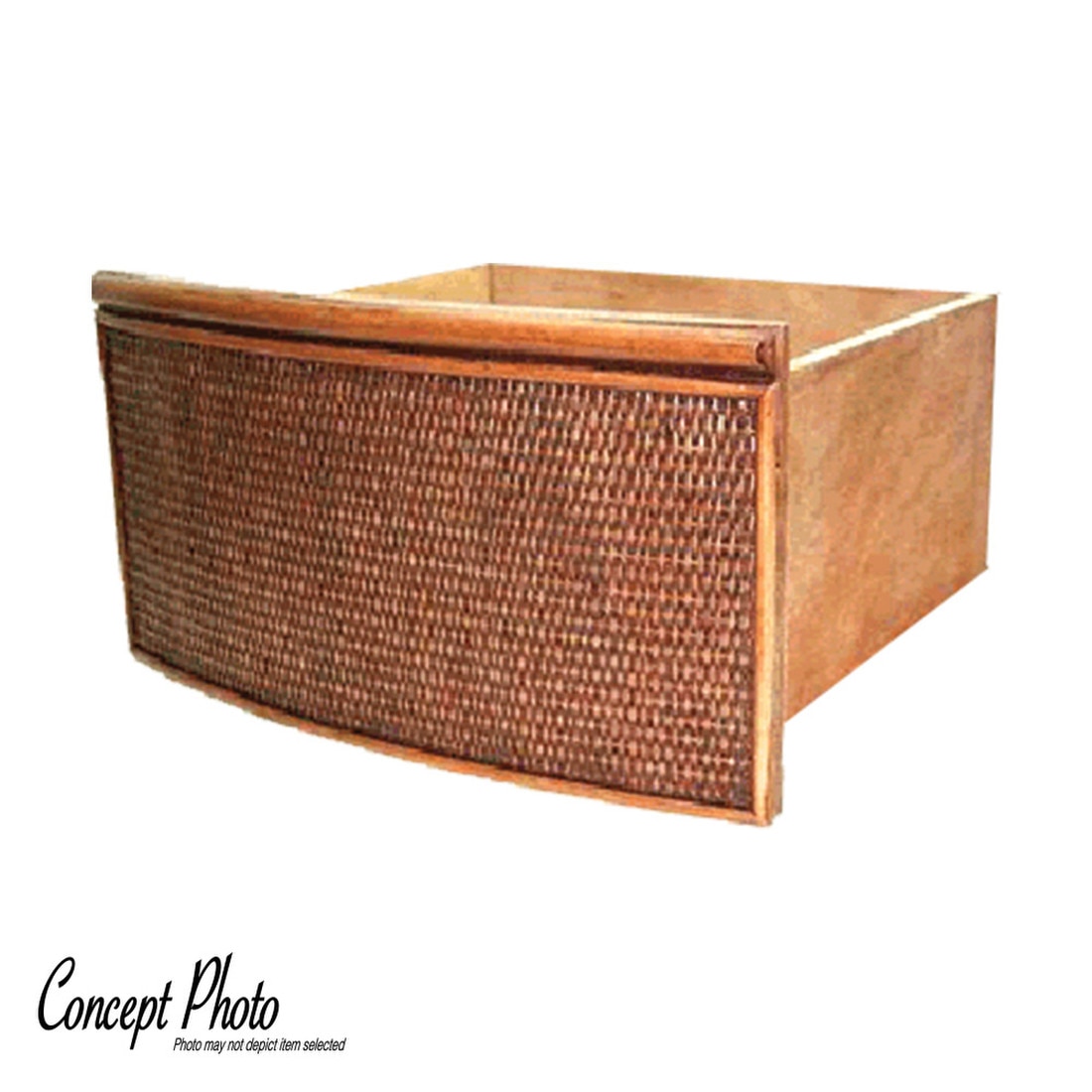 2ft W x 50ft Long Roll Real Cane Insert Panel | 3/8in Mesh | Sold by the Square Foot, Full Roll is 100 Square Feet