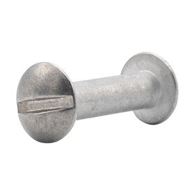 13/64" Diameter Barrel Aluminum Slot Drive Connecting Bolt for 15/16" Maximum Opening