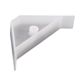 2-1/4" High x 2-1/4" Wide White Polyurethane Corner Brace