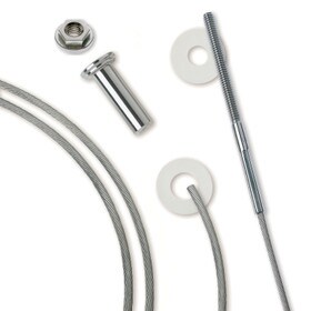40' Cable Rail Assembly For Metal Posts