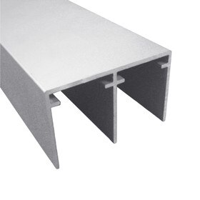 Alum Gd Trk Cd50 E For 5/8" 15/16" Doors