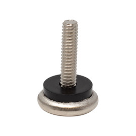 Nickel Plated Shell with Black HDPE Base | Cushion Glide Leveler